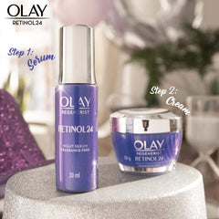 Olay Night Cream: Regenerist Retinol 24 Moisturiser, 50G