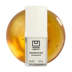 U Beauty Resurfacing Complex Serum - Rejuvenating and Brightening Facial Serum - Advanced 8-in-1 Formula with Vitamin C, Retinol, Hyaluronic Acid, and Peptides - Targets Fine Lines, Pores, and Dark Spots 0.5 fl oz
