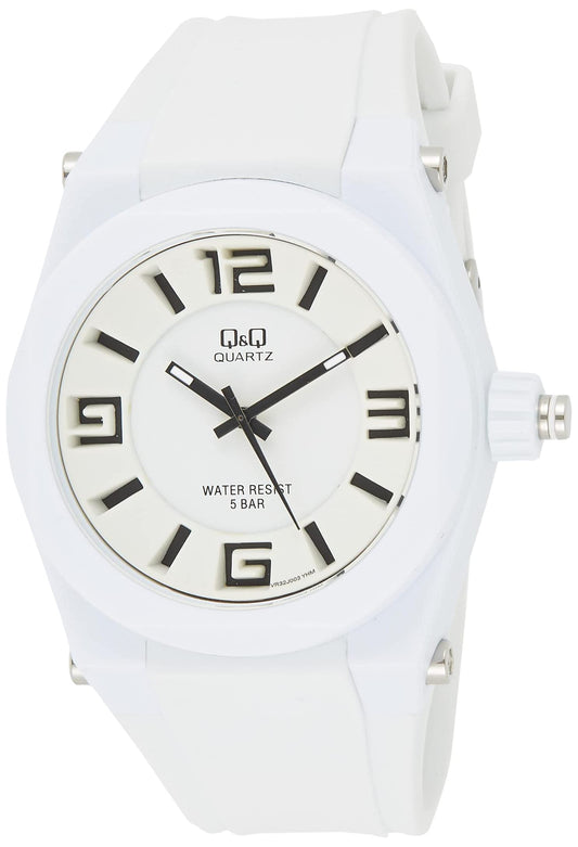 Q&Q For Unisex Dial Silicone Band Watch