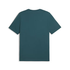 PUMA unisex-adult ESS Logo Tee (s) Tees - Cold Green