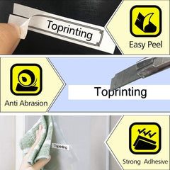Label Kingdom TZe-231 Laminated Label Tape Compatible with Brother P-Touch 9mm