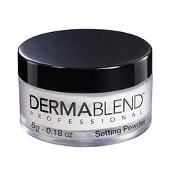 DERMABLEND Loose Setting Powder, Translucent Face Powder Makeup & Finishing Powder, Mattifying Finish and Shine Control, Travel Size .18oz., 5g - 0.18 Ounce