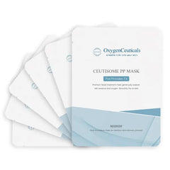 OxygenCeuticals Ceutisome PP Mask β Recovery & Soothing Sheet Mask with Acetyl Hexapeptide-8, Ceramide NP, DNA & Centella Extract, Post-Treatment Hydration & Barrier Repair (6 Sheets/1 Box)