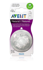 AVENT Philips SCF652/27 Natural nipple Slow Flow- Set Of 2
