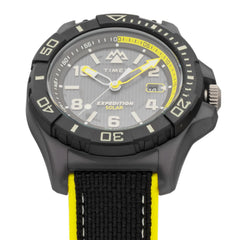 Timex Expedition North Black Dial Recycled Plastic Mineral Glass Solar 46MM American Watch Watch Brand, Yellow