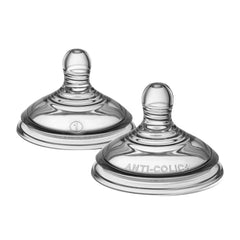 Tommee Tippee Advanced Anti-Colic Slow Flow Baby Bottle, 0m+ – 2 Count (Pack of 1)