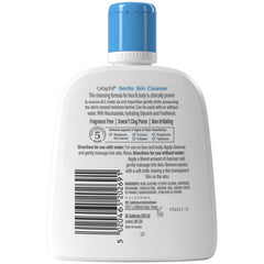 Cetaphil Gentle Skin Cleanser, Face & Body Wash, Hydrates Dry, Normal & Sensitive Skin With Niacinamide, Vegan Friendly - 118ml