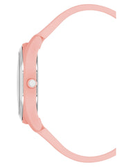 Anne Klein Women's Solar Powered Watch with Analog Display and Plastic Bracelet AK3913SVCO