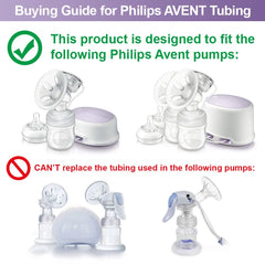 Maymom Replacement Tubing for Philips Avent Comfort Breastpumps (Pack of 2)