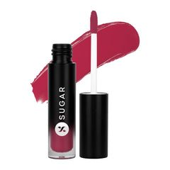 Sugar Cosmetics Mousse Lip Cream | 24+ Hour Wear | Creamy Mousse Lipstick | Waterproof & Smudge Proof | 5ml - 03 Red Square