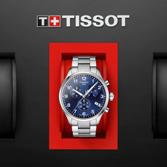 Tissot Chronograph Silver Strap Men's Wrist Watches - T116.617.11.047.01, CHRONO XL CLASSIC, 45 mm