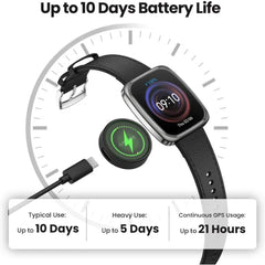 Amazfit Active 2 Square Premium Smart Watch (A2440) - Black Leather