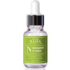 Cos De Baha Niacinamide Serum 10% With Hyaluronic Acid-Tightens Pores, Reduces Wrinkles, Boosts Collagen & Repairs Skin, Organic, Vitamin B3 1Fl-Oz
