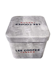 Lee Cooper Men's 2035+Y120F1 Movement Watch, Analog Display and Leather Strap - LC07805.381, Black