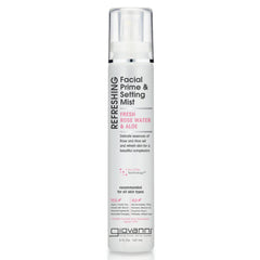 GIOVANNI Refreshes Skin for a Beautiful Complexion, 5 oz. - Refreshing Facial Prime & Setting Mist with Fresh Rose Water & Aloe
