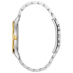 Bulova Mens Diamonds - 98D130 - Two Tone Gold/ Blue Dial