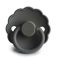FRIGG Daisy Latex Baby Pacifier 6-18M 1-Pack Graphite - Size 2