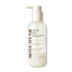 Some By Mi Lacto Soy Sebum Blackhead Cleanser Oil | 200ml | Improves Pore Condition | Helps Suppressing Production Of Sebum | Natural Solution For Cleaning Face
