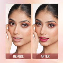 Swiss Beauty Non Transfer Matte Crayon Lipstick - (Smoke Red, 3.5g)