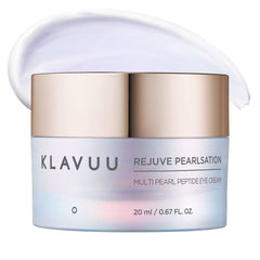 KLAVUU Rejuve Pearlsation Multi Pearl Peptide Eye Cream 20ml (0.7 fl.oz.) - Radiance & Anti Wrinkle Eye Care Cream with Enriched Pearl Extract, Nourishing & Moisturizing for Dull Skin