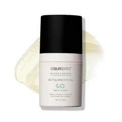 MDSolarSciences Revitalizing Eye Gel Fine Line Treatment for Anti Aging Brightens & Reduces Dark Circles, Puffiness, & Wrinkles Firming Eye Gel with Antioxidants and Hyaluronic Acid 0.5 Fl Oz