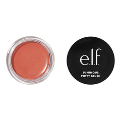 e.l.f. Cosmetics Luminous Putty Blush, Putty To Powder Blush With A Shimmer Finish, Lightweight, Buildable Formula, Isla Del Sol