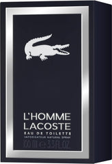 Lacoste L'Homme Intense Eau De Toilette Spray For Men, 100 Ml