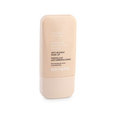 Sensilis Pure Age Perfection Makeup 8 Hours Life, Anti-Imperfect Treatment, For Oily Skin and Acne, Shade 01 Beige - 30 ml