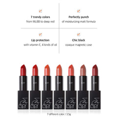 bom My Lipstick #803 Orange Long Lasting Orange Matte Lipstick Velvet Texture