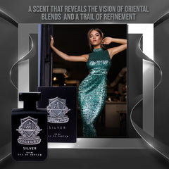Victory Silver, Unisex perfume, 100ml, Eau de Parfum, Perfume for Men and Women, Lifestyle Scents, Luxury Scent, Oriental Blends, Unique Perfume, for Day and Night, 18+