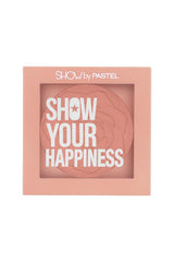 Pastel | Blush powder for face | Show Your Happiness Blush | Lightweight, Smooth, Blendable, Long-lasting - 203 (Naive)