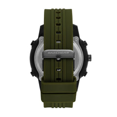 Skechers Men's Quartz Lightweight Analog Digital Watch - Wilkie Black/Green
