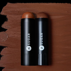 Sugar Cosmetics Face FWD Contour Stick - 02 Espresso Edge (Café Brown) Long-wearing, lightweight formula