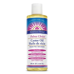 HERITAGE STORE Castor Oil, 8 OZ