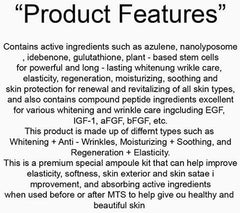 DERMAMAX Booster Serum | Premium Treatment Ampoule 8 ml | Ideal for microneedling with Dermaroller, Dermapen or MTS | Specially designed to lighten | made in korea