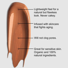 BaeBlu Organic Aloe-Based LUX Foundation - Espresso