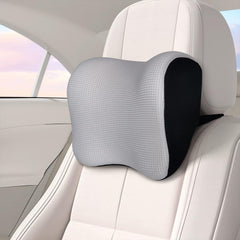 Car Headrest Pillow - Ultra Soft Neck Support for Driving, Adjustable Strap
