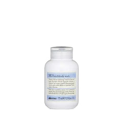 Davines SU Hair & Body Wash, Gentle Cleansing For Sun Exposed Hair And Skin, Full-Bodied Multi-Benefit Shower Foam, Moisturize And Hydrate