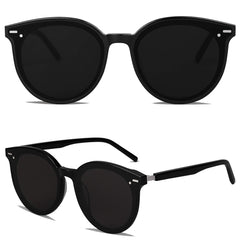 SOJOS Classic Retro Round Sunglasses Women Men Large Glasses SJ2067