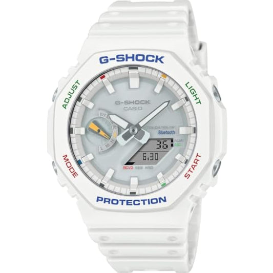 Casio G-Shock Analog-Digital World Time Watch - White
