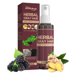 TDMKT Hair Darkening Spray, Anti-Gray Herbal Serum, Blacken and Reduce Gray Hair, Scalp Nourish Spray- 100ml