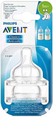 AVENT Philips 2 Slow Flow TEATS Slow Flow (Pack of 1 )