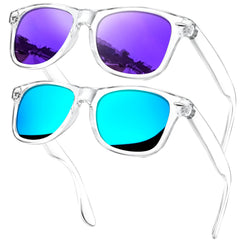 KANASTAL Polarized Sunglasses Men, Fashion Square Sun Glasses Women, Classic Shades for Womens, Driving Fishing Outdoor 100% UV400 Protection