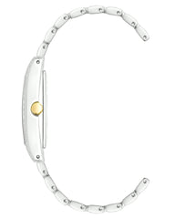 Anne Klein Women Analog Mixed Metal Silvertone Watch, Silvertone