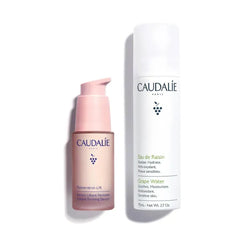 Caudalie Resveratrol-Lift Serum 30mL and Travel Size Grape Water 75 mL