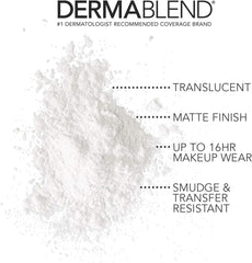 Dermablend Loose Setting Powder Makeup Gift Set, Translucent Powder Kit for Face Makeup, Mattifying Finish and Shine Control, Dermatologist Recommended, Original Translucent Gift Set