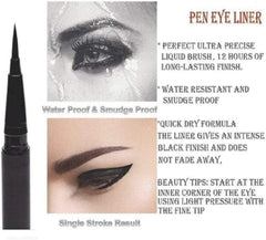 Glomic professional waterproof foundation, concealer, face powder, sketch eyeliner and blender. combo (set of 5)