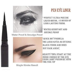 Glomic professional waterproof foundation, concealer, face powder, sketch eyeliner and blender. combo (set of 5)