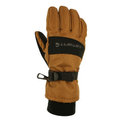 Carhartt Men's WP Waterproof Insulated Glove Cold Weather Gloves - Brown/Black