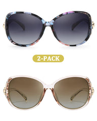 FIMILU Sunglasses for Women Trendy Polarized Sunglasses Oversized Big Sun Glasses Ladies Shades UV Protection